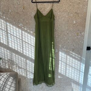 Laundry by Design Green empire waist Maxi Dress